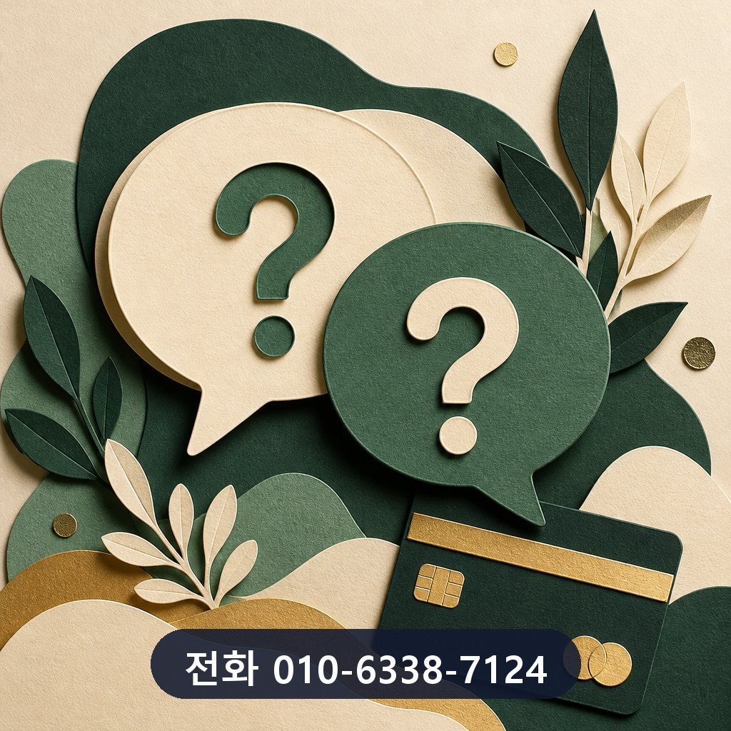 카드 한도 현금화 방법 자주 묻는 질문 이미지