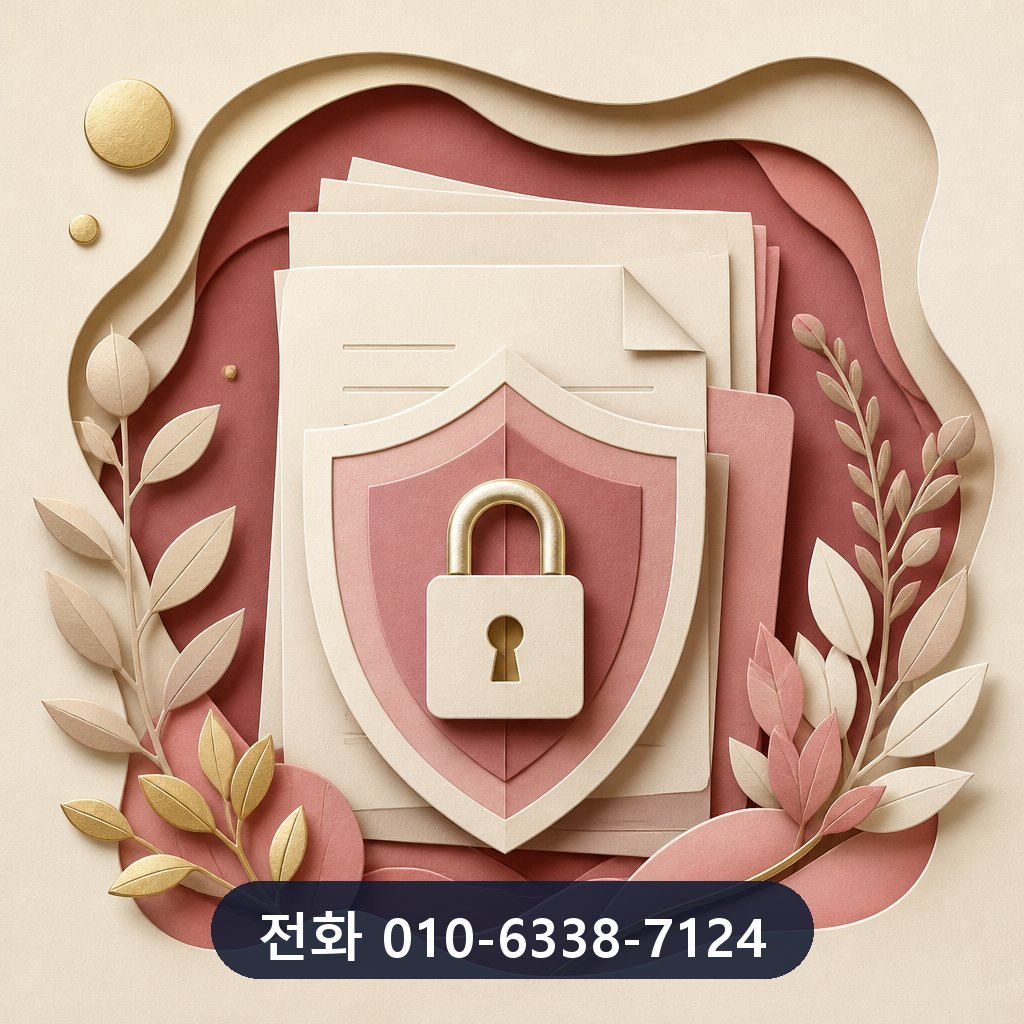 카드 한도 현금화 방법 개인정보 보호 이미지
